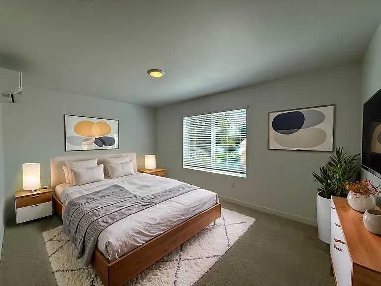 Primary bedroom on top floor