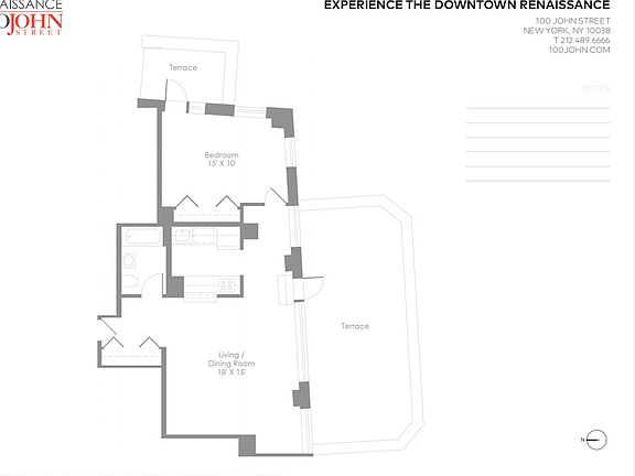 2nd image of 100 John St APT 3104