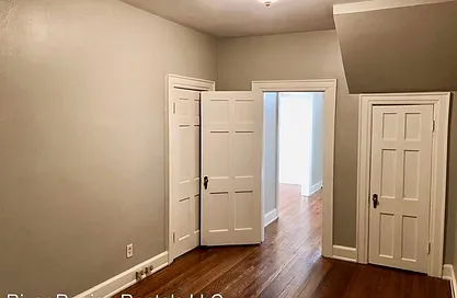 Master bedroom 2 (open to front hall, closet doors closed)