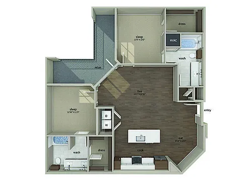 Floor plan B2