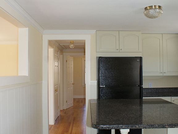 looking through kitchen