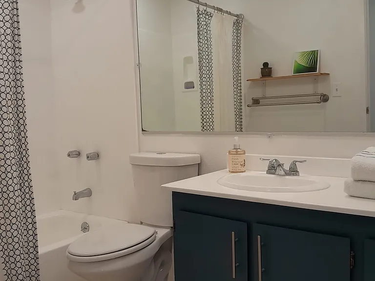 Main bathroom (in hallway)