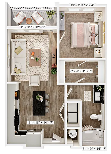 Floor plan A1