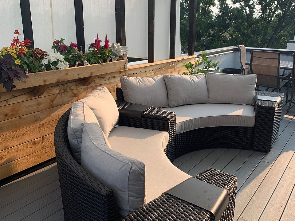 Example of what the deck can look like - unit does not come with furniture