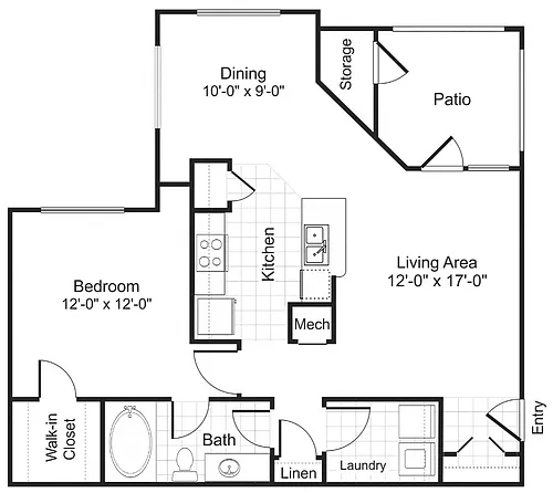 Floor plan 1A - 60