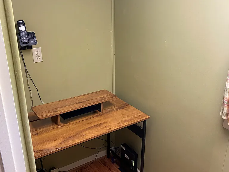 (1 of 2) Office space just off the living room.