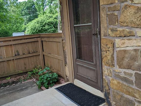 Front door with private garden