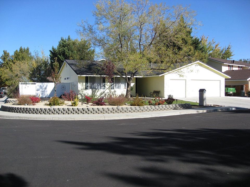 Front view, fully landscaped