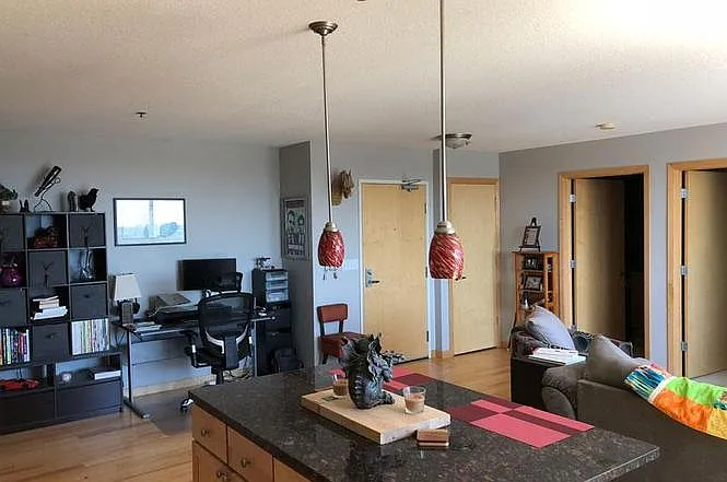 Extra space perfect for a home office.