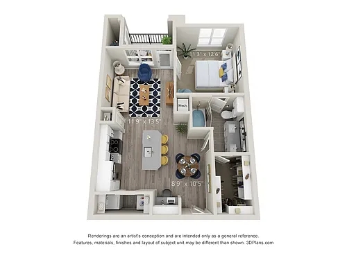 Floor plan A-3