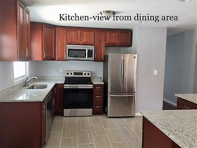 Kitchen open floor plan