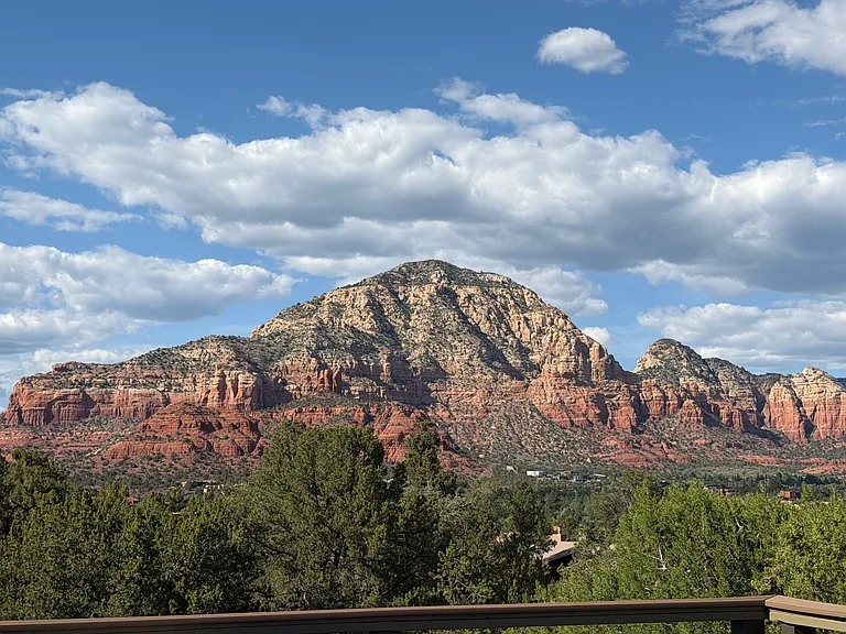 View from the front deck