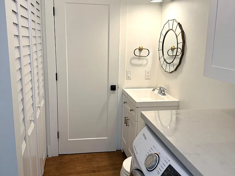 bathroom + laundry room