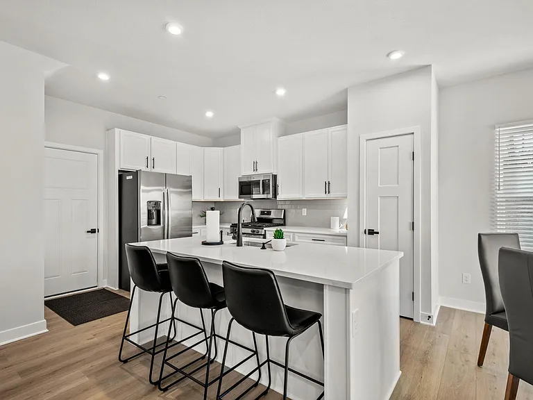 Pantry and upgraded cabinets provide ample storage