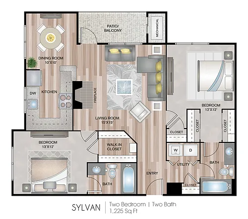 Floor plan Sylvan