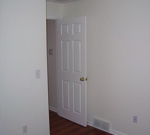 Bedroom looking towards door