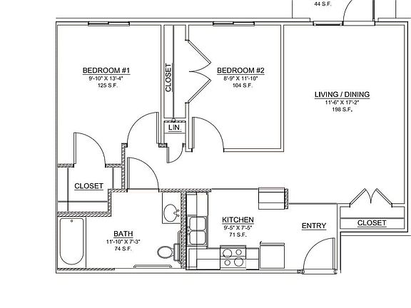 2 Bedroom
