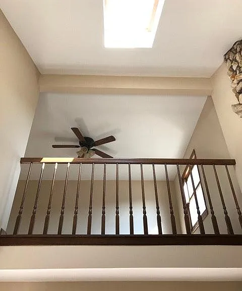 View from Living room to Loft
