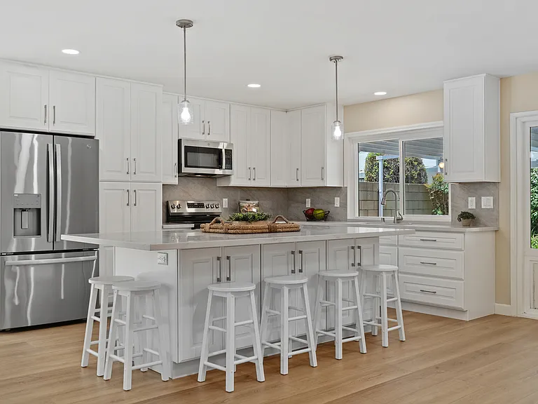 All new kitchen applianaces including refrigerator, stove, microwave & dishwasher! New cabinetry and island storage, you'll love it!