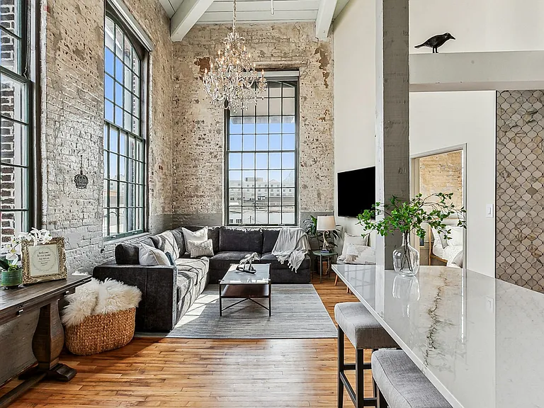 Kitchen and Living Room