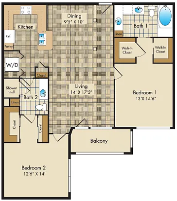 Floor plan F1