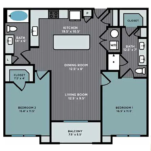 Floor plan B2