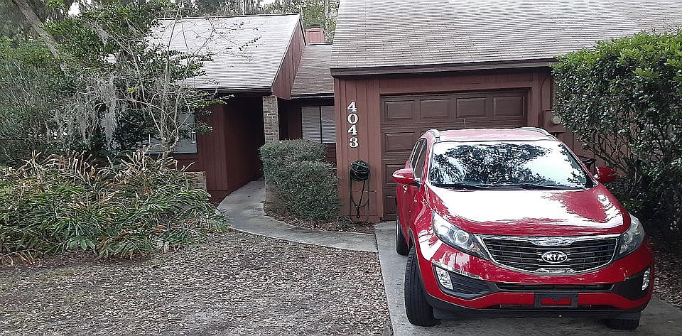 Front entrance/garage