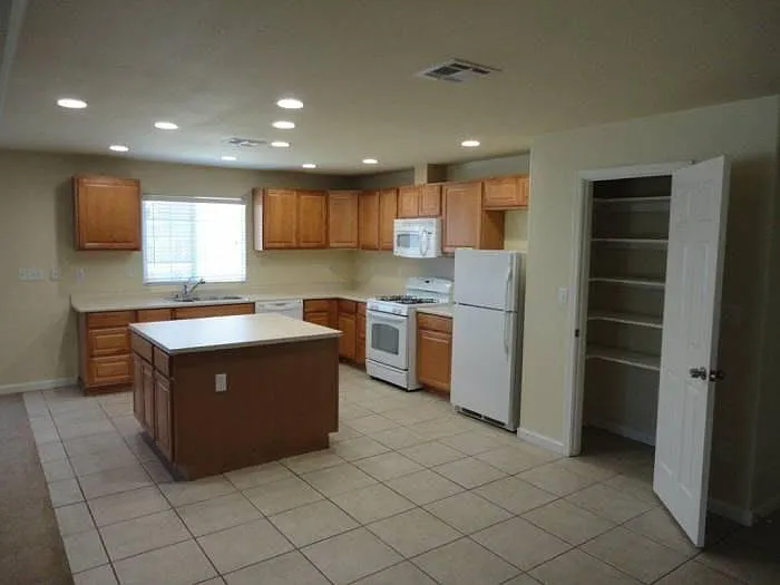 Large Kitchen with Island - 1981 S Olive Ave