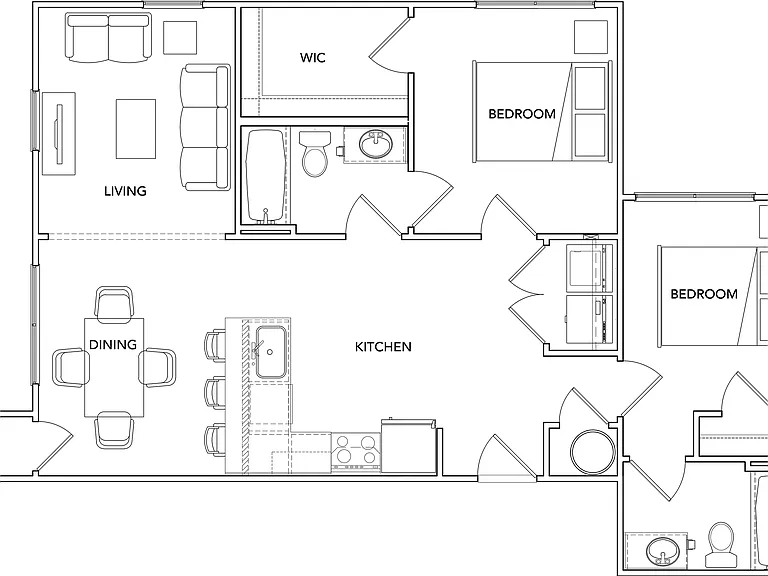 2BR-2BA-925-SF 2BR-2BA-925-SF