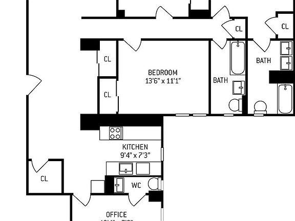 2nd image of 115 W 73rd St APT 1C