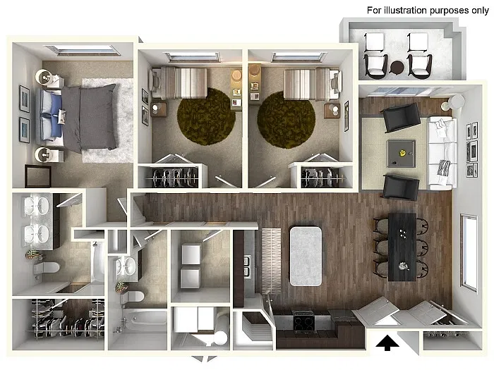 Floor plan The Aim