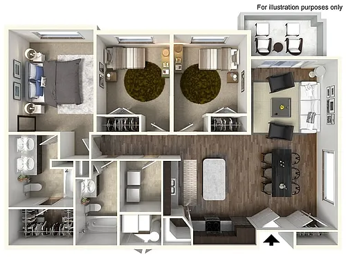 Floor plan The Aim