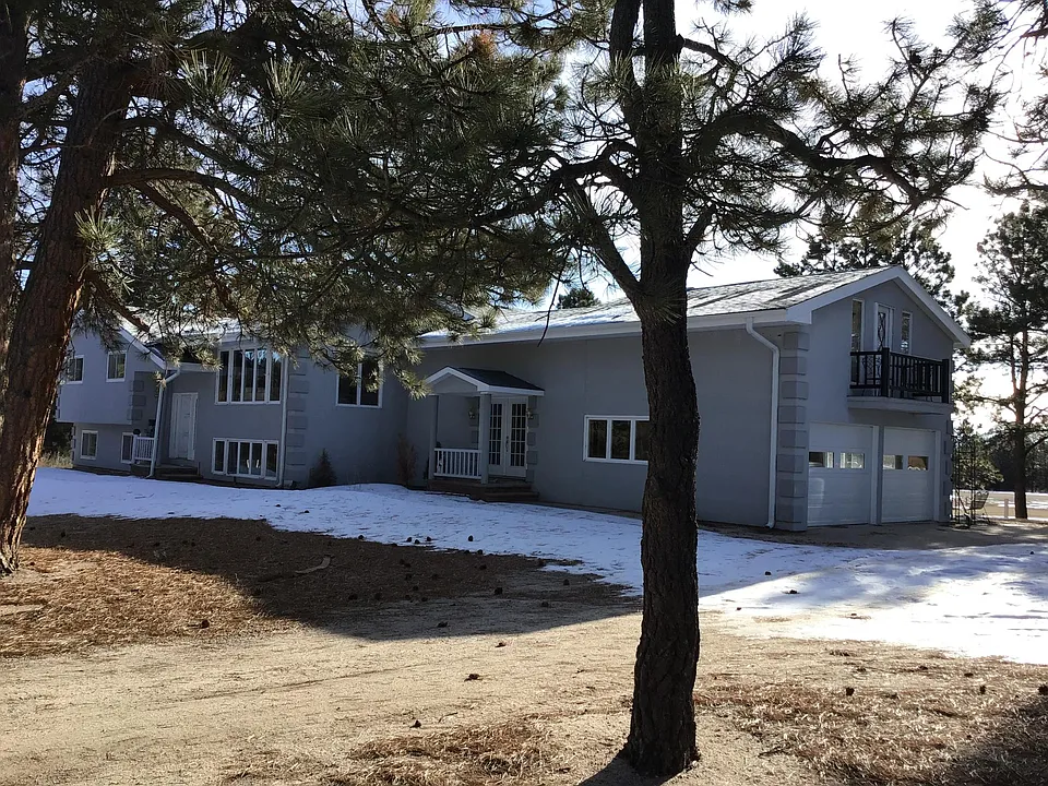 Large custom built house, unit for rent is above garage.