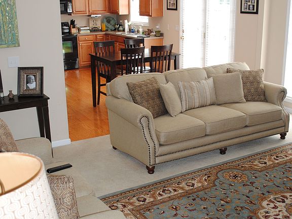 Living room and kitchen
