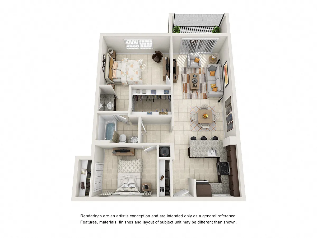 Floor plan Model B1