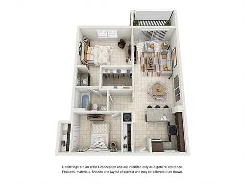 Floor plan Model B1