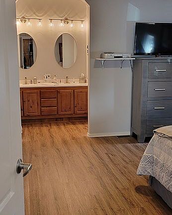 In suite bathroom