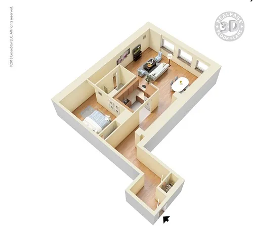 Floor plan 1H