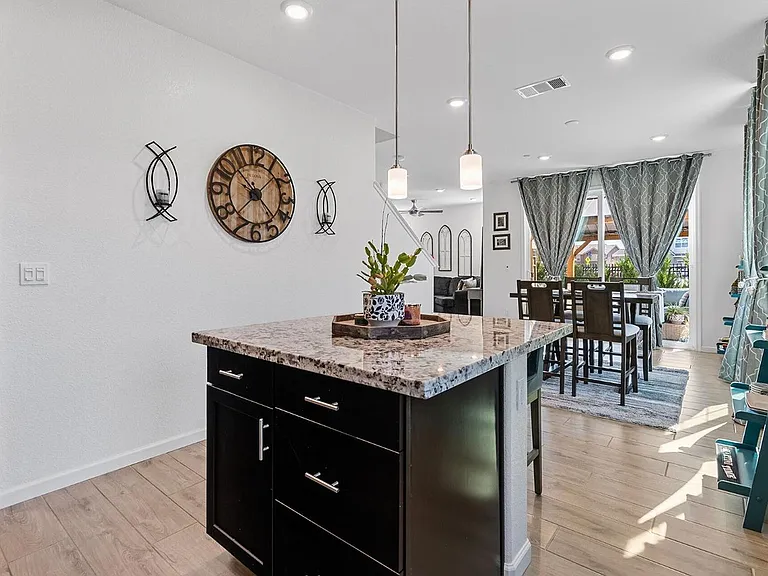 Kitchen and dinning area