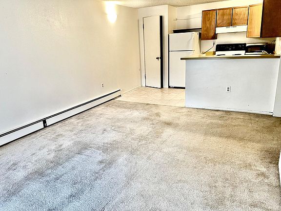 Living room with kitchen