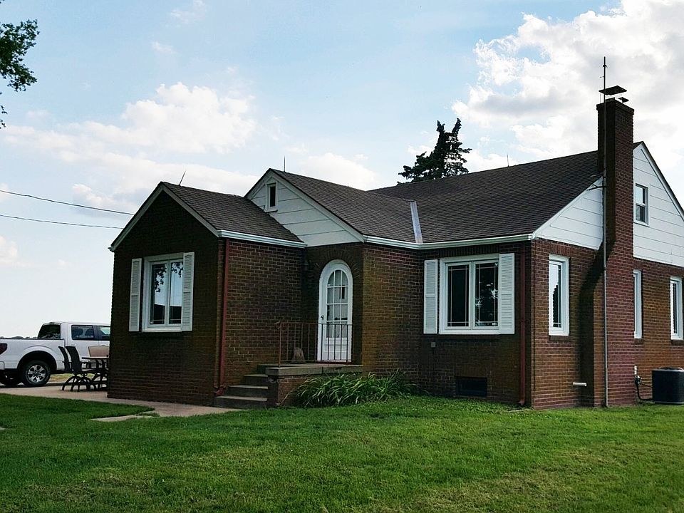 The front of the house facing west