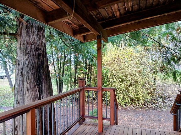 Deck facing East towards main floor entrance