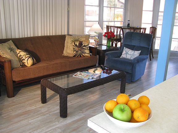 futon opens up to bed for 3rd person