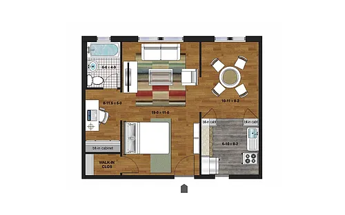 Floor plan Studio