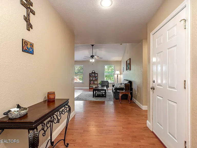 Entryway and closet