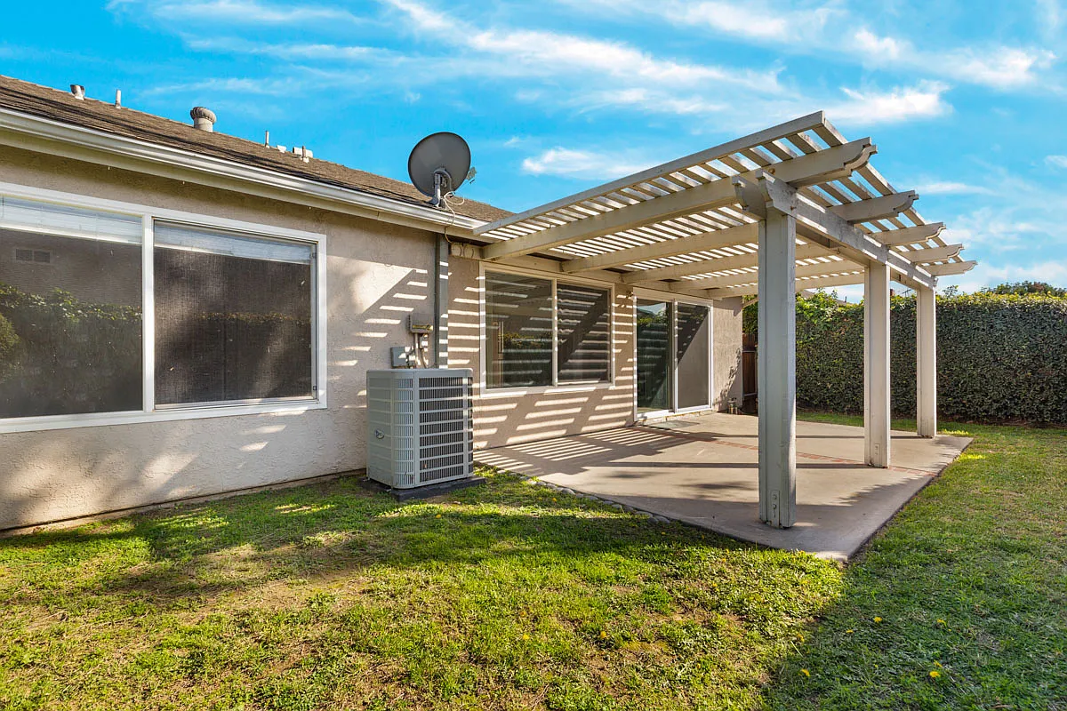 Back Yard and Patio - 2363 Waco Ave #A