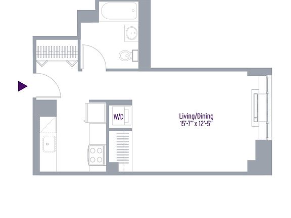 2nd image of 310 E 2nd St APT 3F