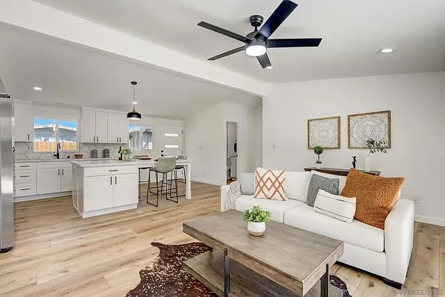 Living Room and Kitchen