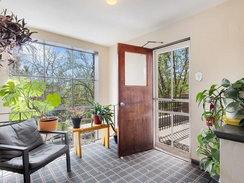 Entrance to rooftop patio