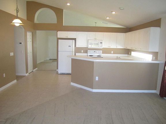 Kitchen view from back patio